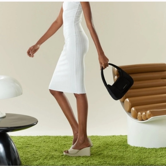 Simon Miller Level Wedge Slides White 36 - Picture 2 of 2